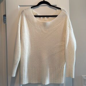 Off the shoulder sweater